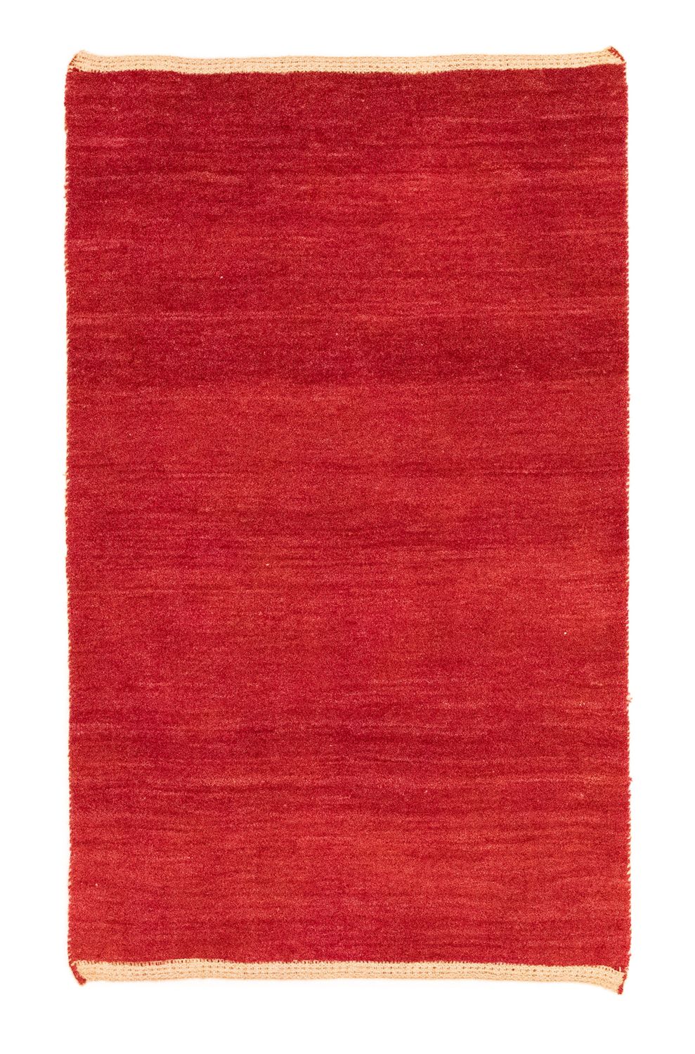 Alfombra Gabbeh - Persa - 140 x 86 cm - rojo