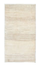 Alfombra Gabbeh - Persa - 135 x 73 cm - blanco natural