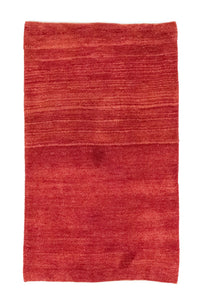 Alfombra Gabbeh - Persa - 125 x 76 cm - rojo