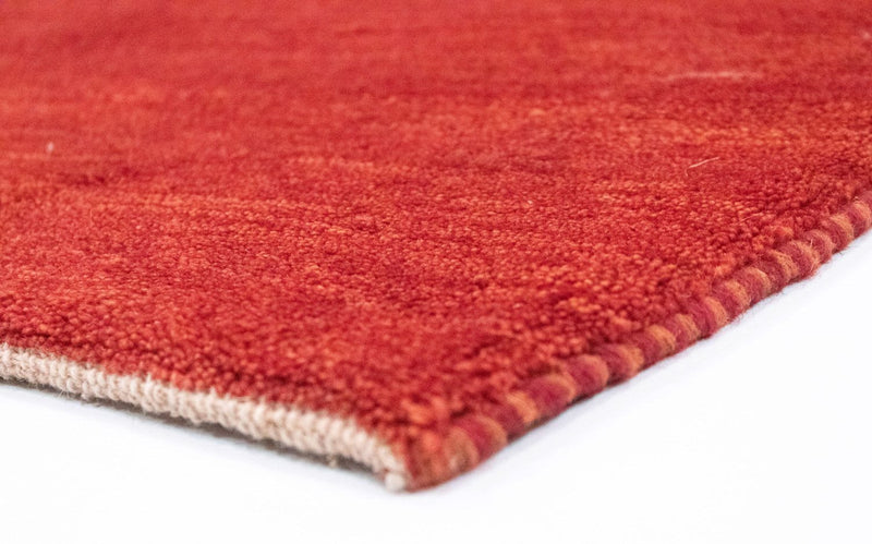 Alfombra Gabbeh - Persa - 125 x 76 cm - rojo