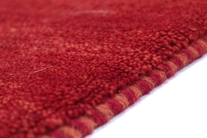 Alfombra Gabbeh - Persa - 125 x 76 cm - rojo