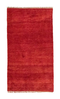 Alfombra Gabbeh - Persa - 141 x 75 cm - rojo