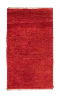 Alfombra Gabbeh - Persa - 132 x 77 cm - rojo