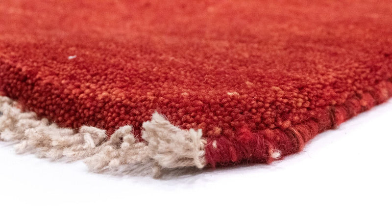 Alfombra Gabbeh - Persa - 132 x 77 cm - rojo