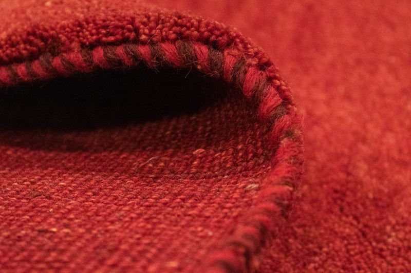 Alfombra Gabbeh - Persa - 132 x 77 cm - rojo