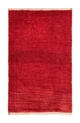 Alfombra Gabbeh - Persa - 128 x 78 cm - rojo