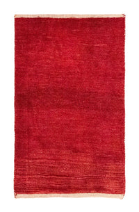 Alfombra Gabbeh - Persa - 128 x 78 cm - rojo