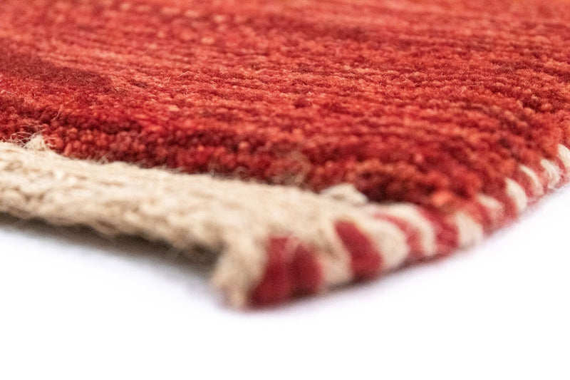 Alfombra Gabbeh - Persa - 128 x 78 cm - rojo
