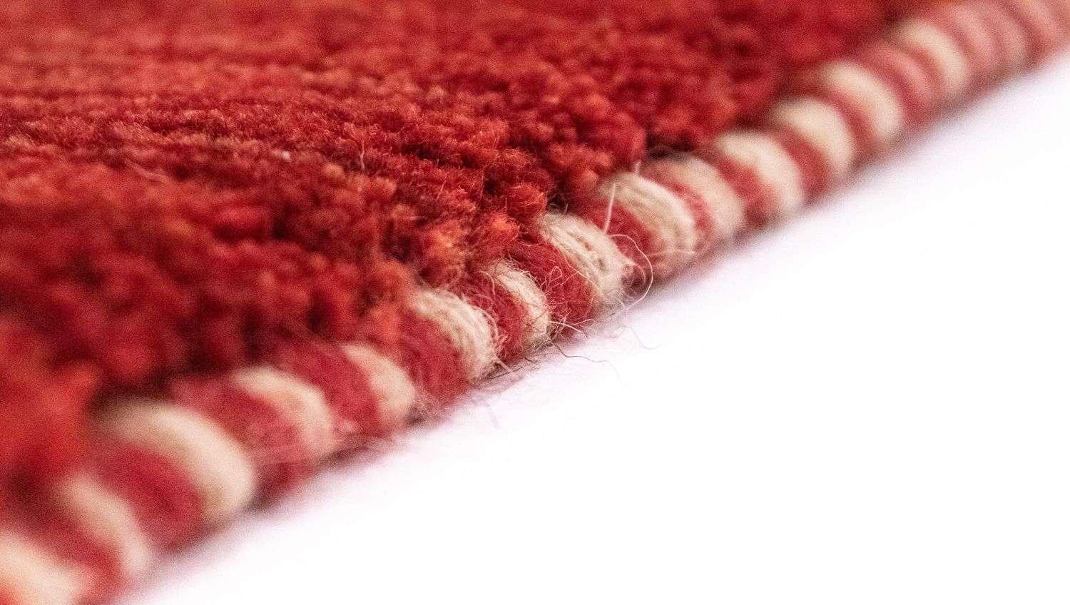 Alfombra Gabbeh - Persa - 128 x 78 cm - rojo