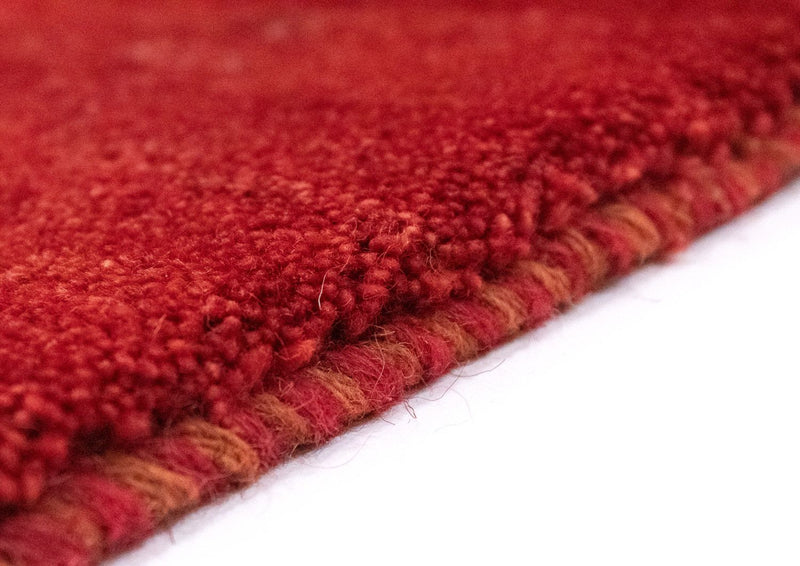 Alfombra Gabbeh - Persa - 115 x 73 cm - rojo