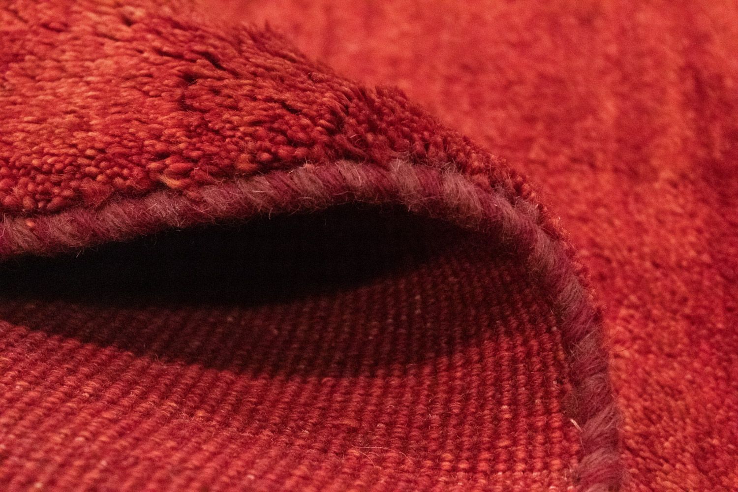 Alfombra Gabbeh - Persa - 110 x 74 cm - rojo