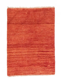 Alfombra Gabbeh - Persa - 108 x 76 cm - naranja