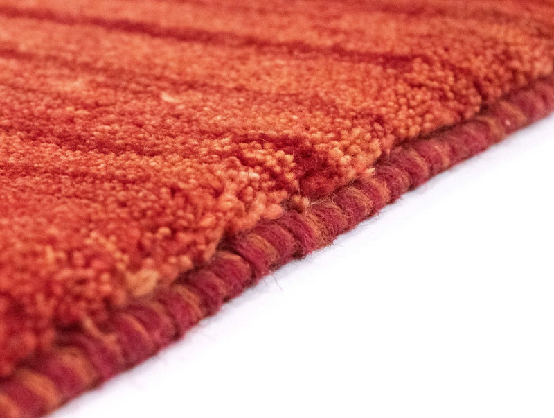 Alfombra Gabbeh - Persa - 108 x 76 cm - naranja