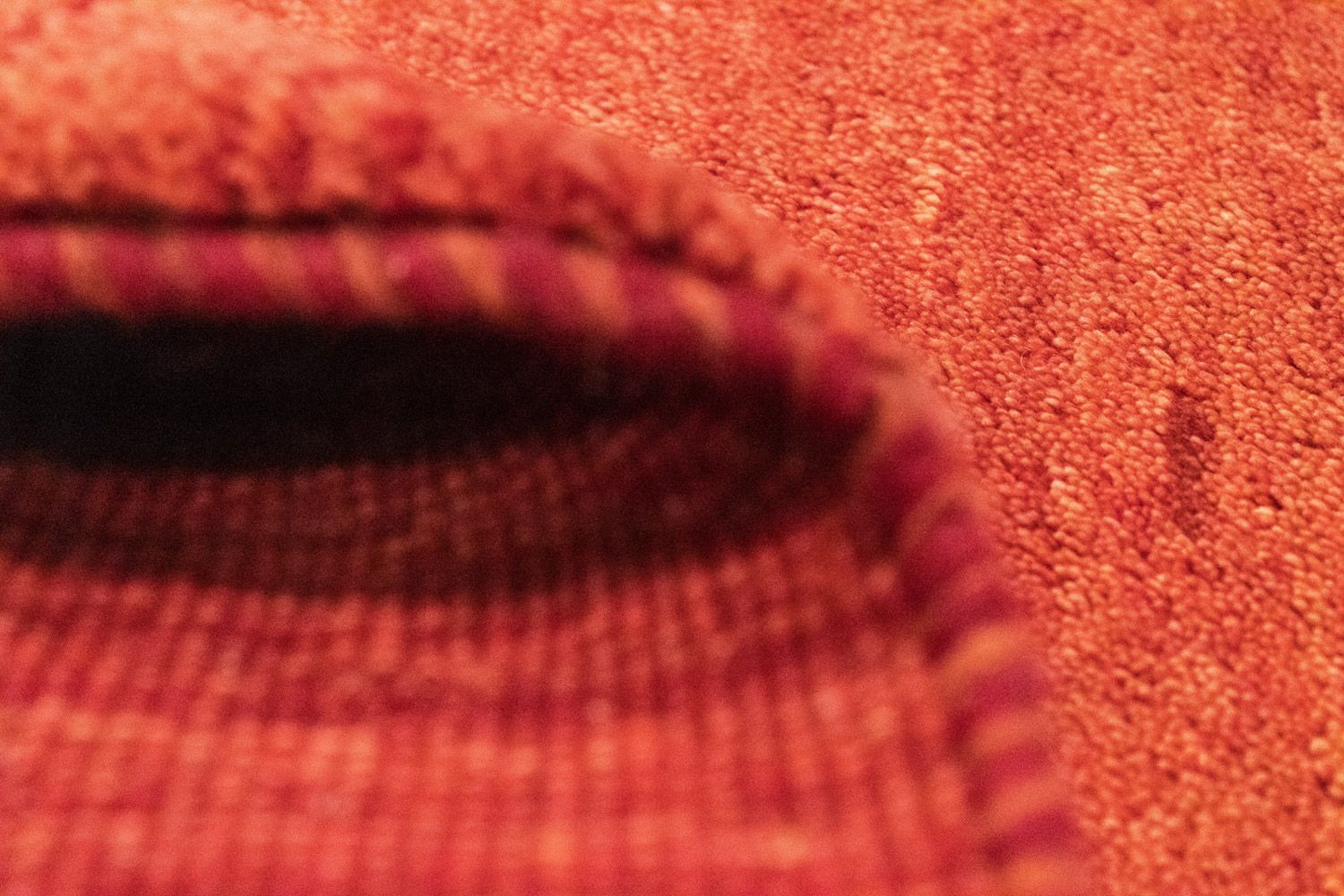 Alfombra Gabbeh - Persa - 108 x 76 cm - naranja