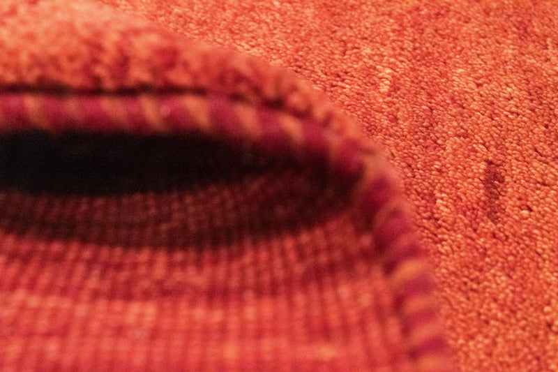 Alfombra Gabbeh - Persa - 108 x 76 cm - naranja