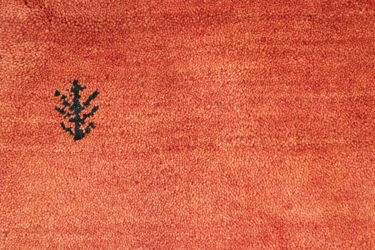 Alfombra Gabbeh - Persa - 136 x 79 cm - naranja