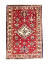 Alfombra Ziegler - Kazak - 126 x 87 cm - rojo
