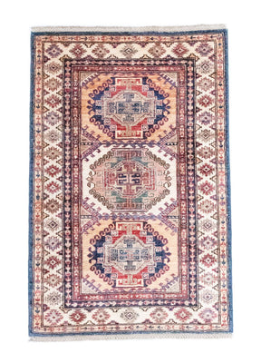 Alfombra Ziegler - Kazak - 123 x 82 cm - azul