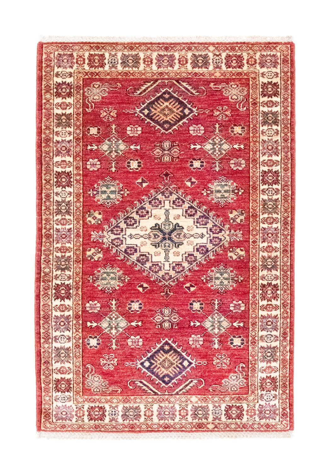 Alfombra Ziegler - Kazak - 125 x 83 cm - rojo