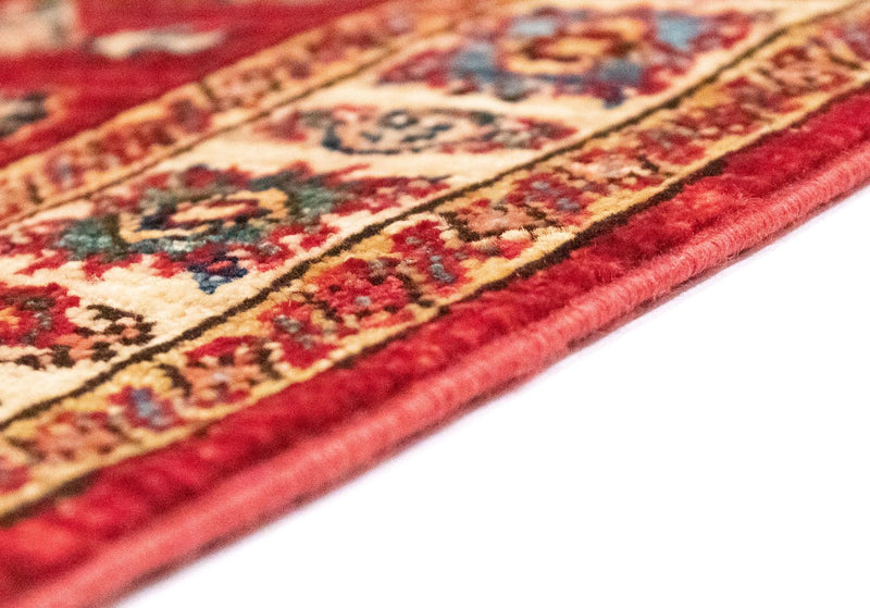 Alfombra Ziegler - Kazak - 125 x 83 cm - rojo