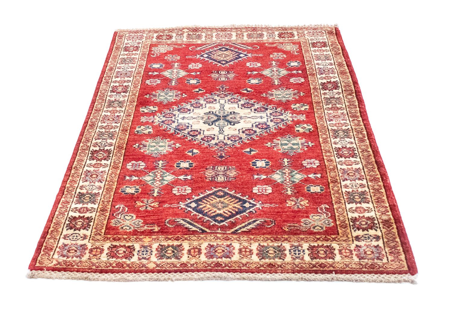 Alfombra Ziegler - Kazak - 125 x 83 cm - rojo