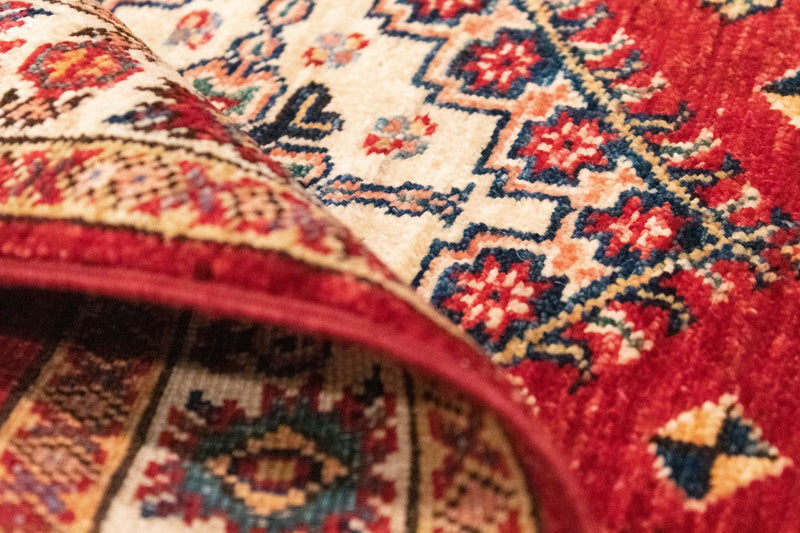 Alfombra Ziegler - Kazak - 124 x 82 cm - rojo