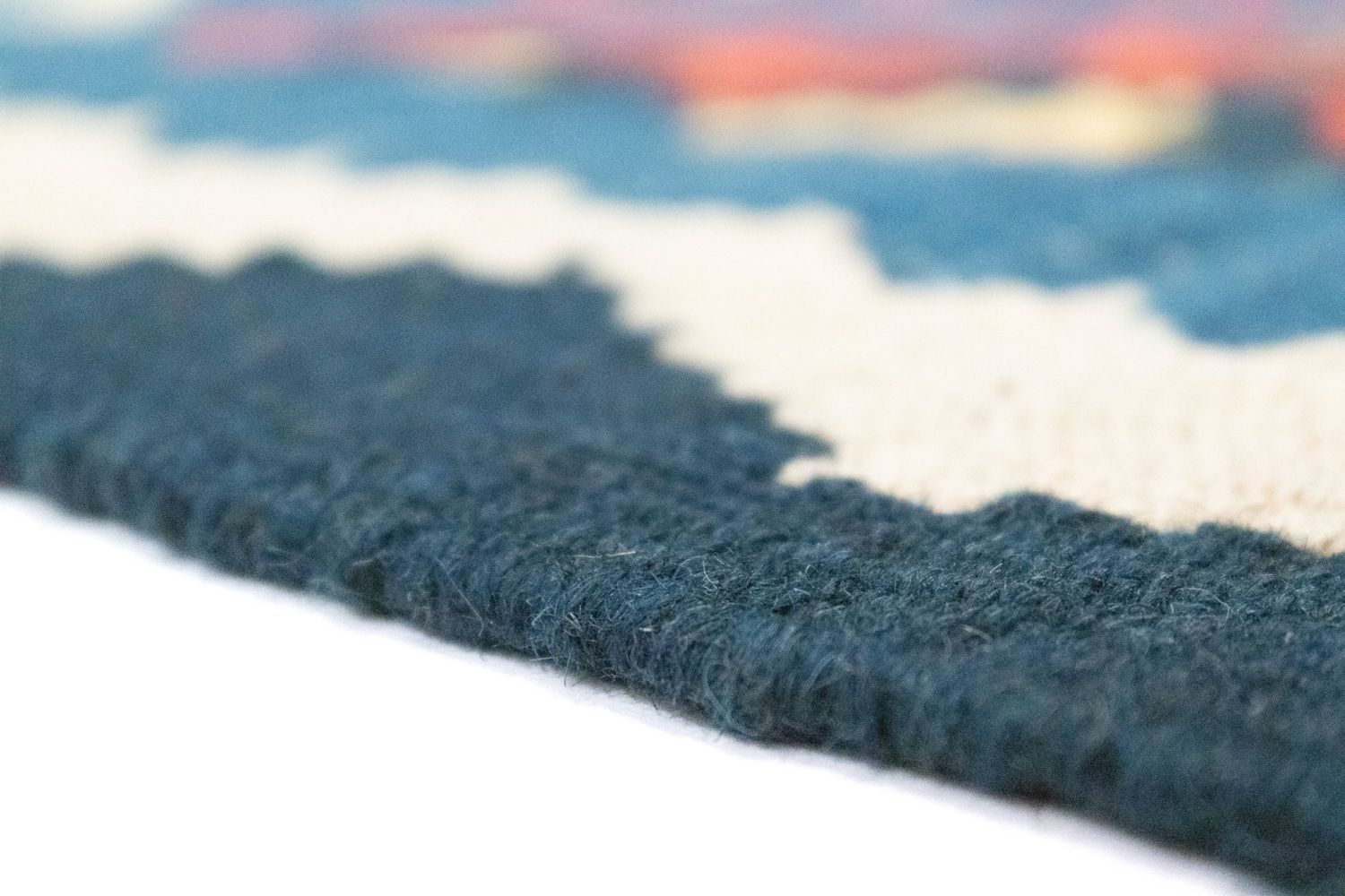 Alfombra de pasillo Alfombra Kelim - Oriental - 201 x 65 cm - azul