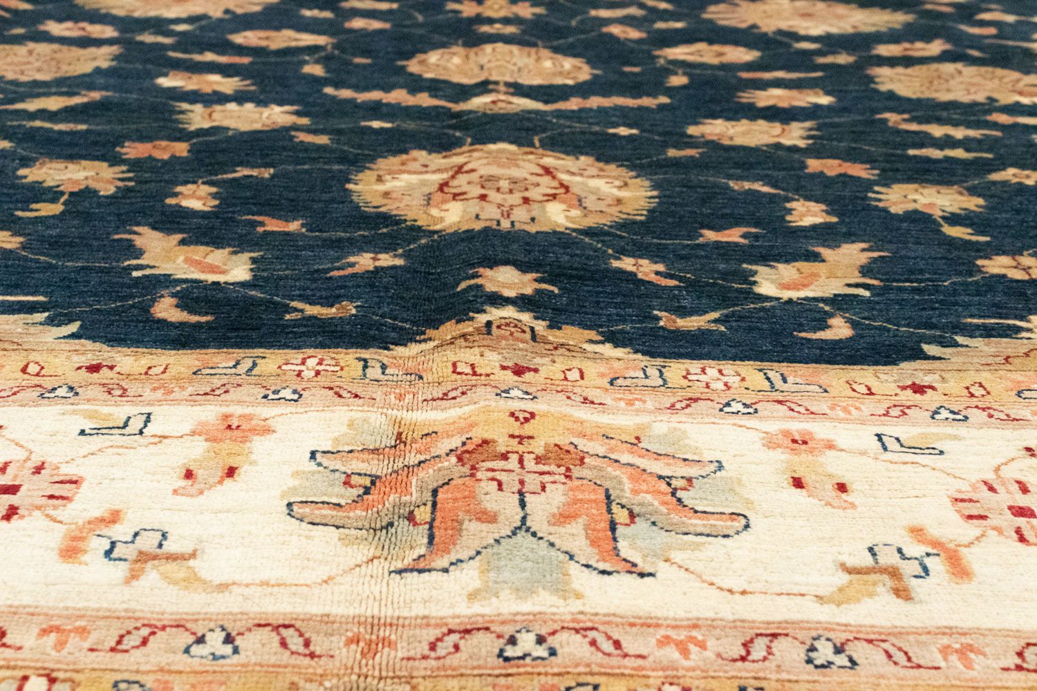 Alfombra Ziegler - 370 x 276 cm - azul