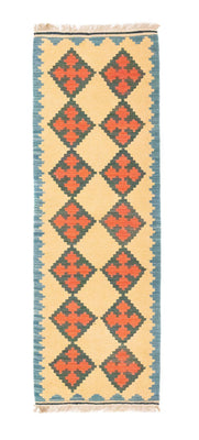 Alfombra de pasillo Alfombra Kelim - Oriental - 200 x 60 cm - beige