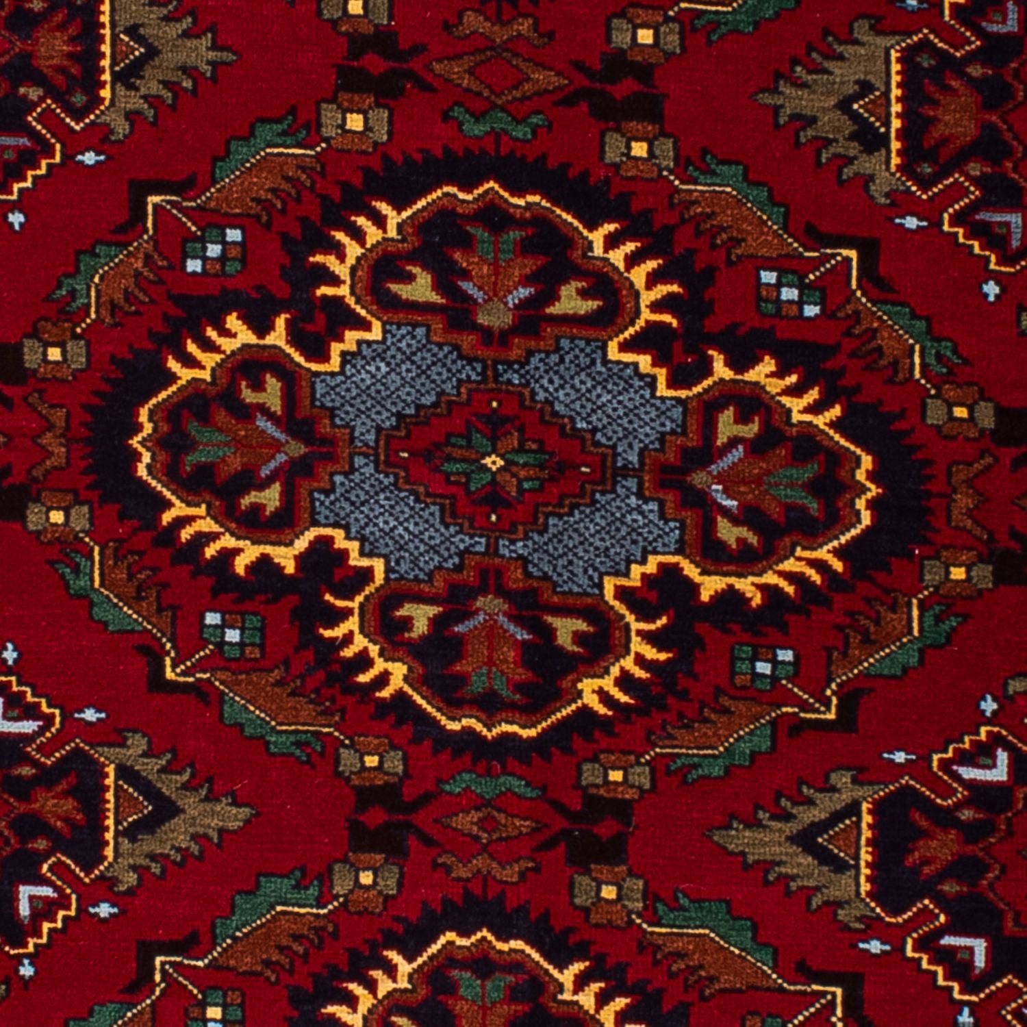 Alfombra afgana - 145 x 93 cm - rojo oscuro