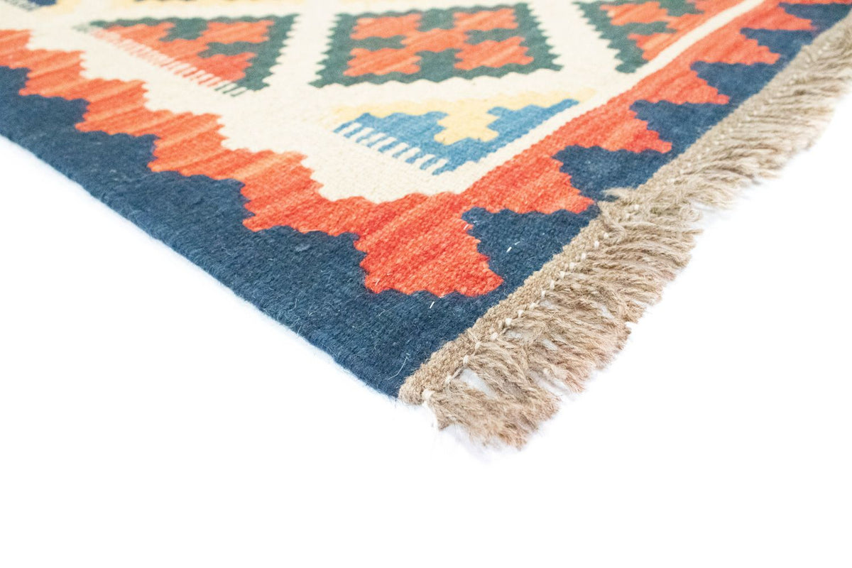 Alfombra de pasillo Alfombra Kelim - Oriental - 203 x 65 cm - beige