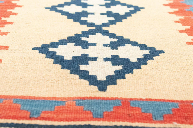 Alfombra de pasillo Alfombra Kelim - Oriental - 205 x 60 cm - beige