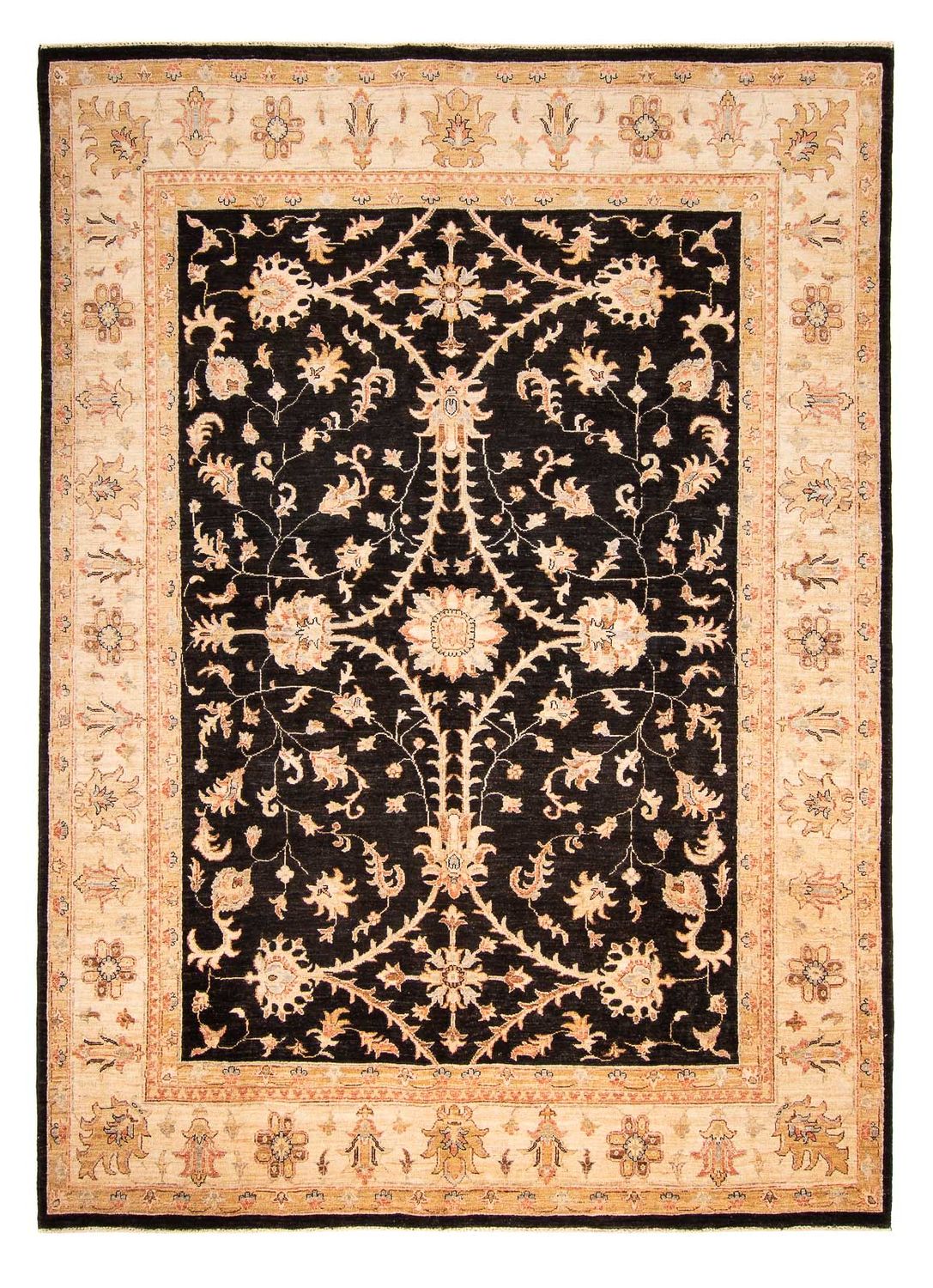 Alfombra Ziegler - 275 x 198 cm - azul oscuro
