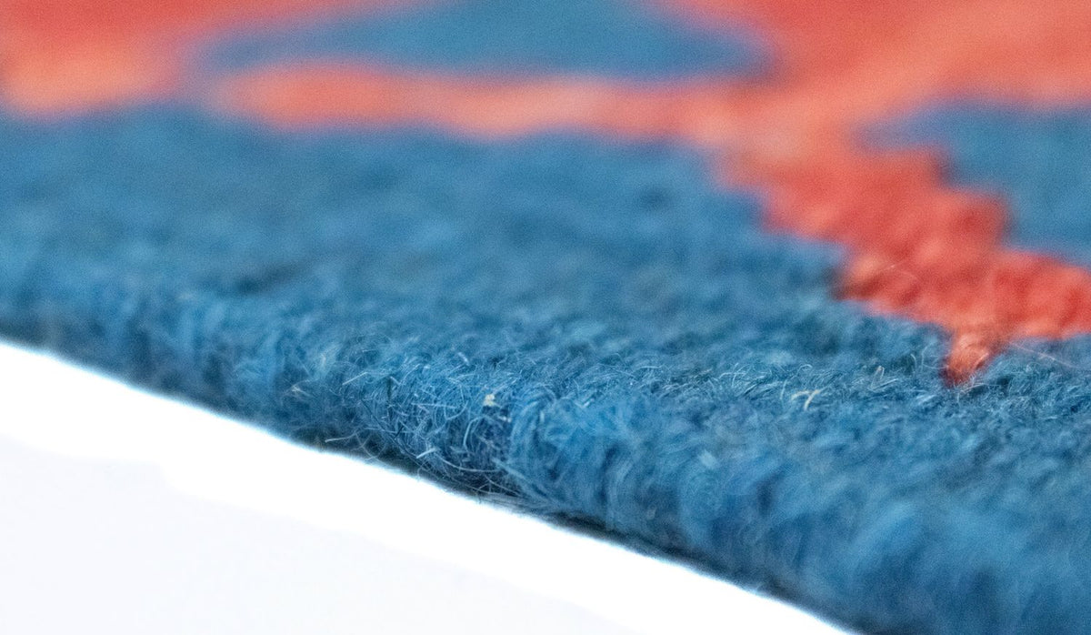 Alfombra de pasillo Alfombra Kelim - Oriental - 194 x 64 cm - naranja