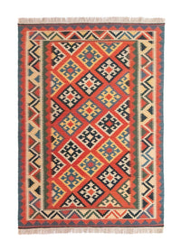 Alfombra Kelim - Oriental - 212 x 148 cm - naranja