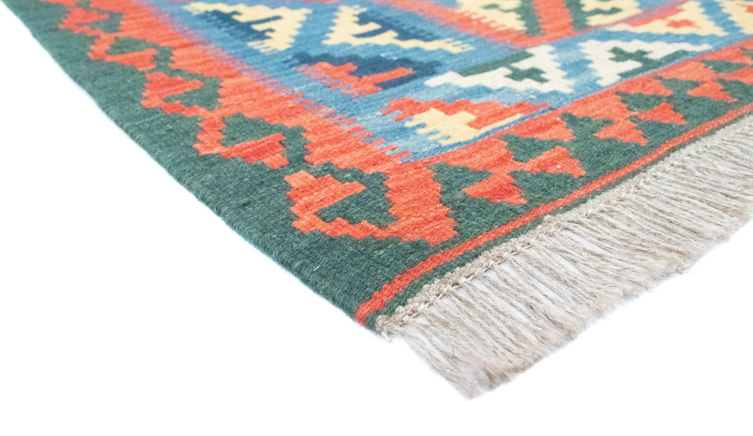 Alfombra Kelim - Oriental - 205 x 152 cm - naranja