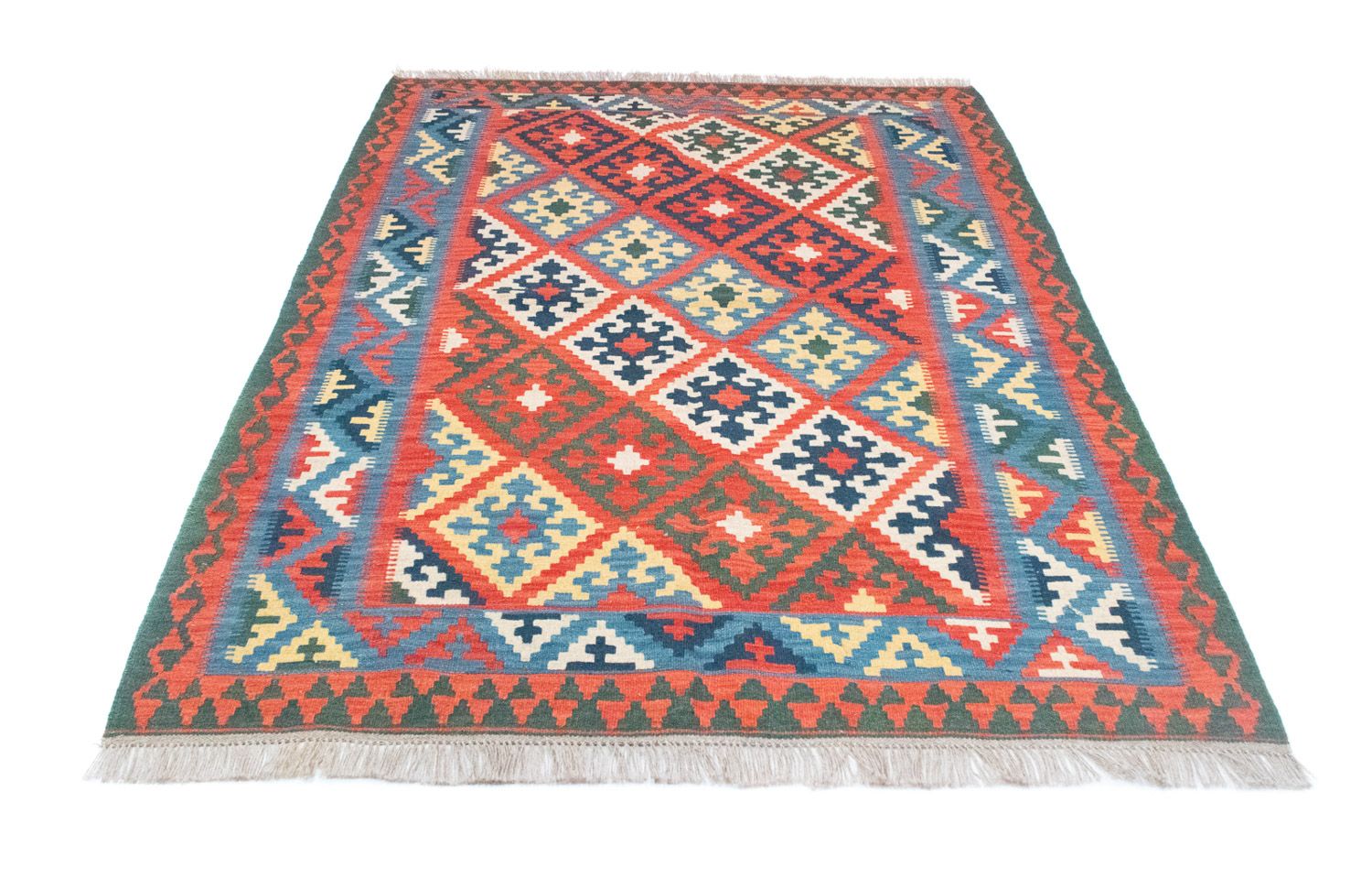 Alfombra Kelim - Oriental - 205 x 152 cm - naranja