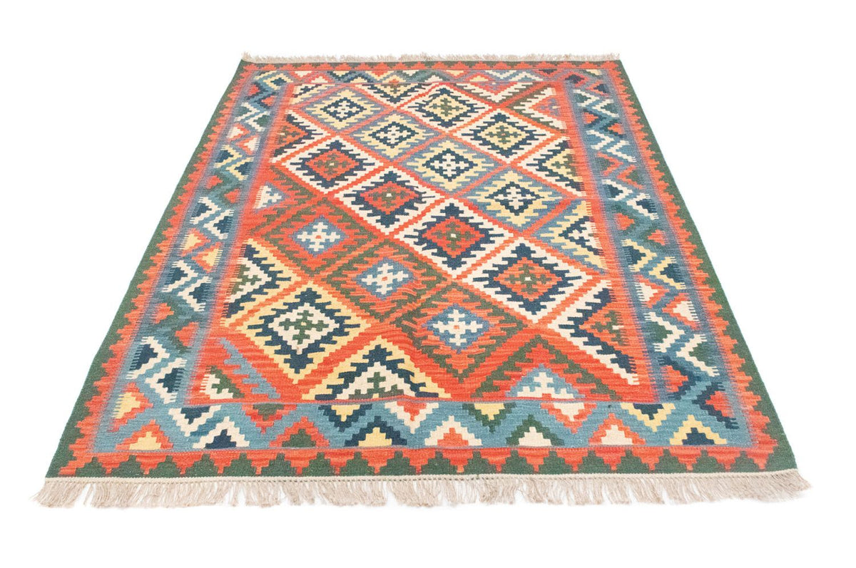 Alfombra Kelim - Oriental - 196 x 150 cm - naranja