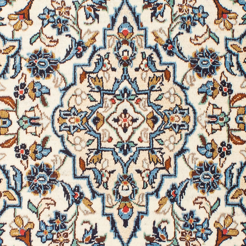 Alfombra persa - Keshan - 154 x 100 cm - beige