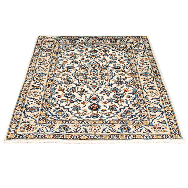 Alfombra persa - Keshan - 154 x 100 cm - beige