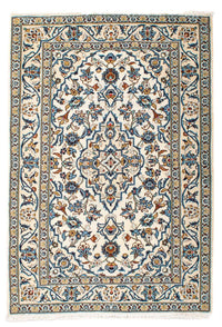 Alfombra persa - Keshan - 152 x 100 cm - beige