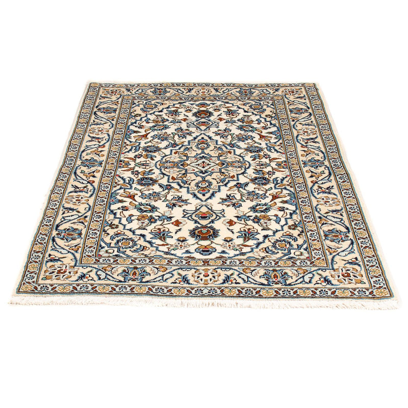 Alfombra persa - Keshan - 152 x 100 cm - beige