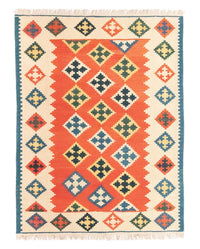 Alfombra Kelim - Oriental - 196 x 150 cm - naranja