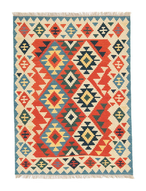 Alfombra Kelim - Oriental - 203 x 150 cm - naranja