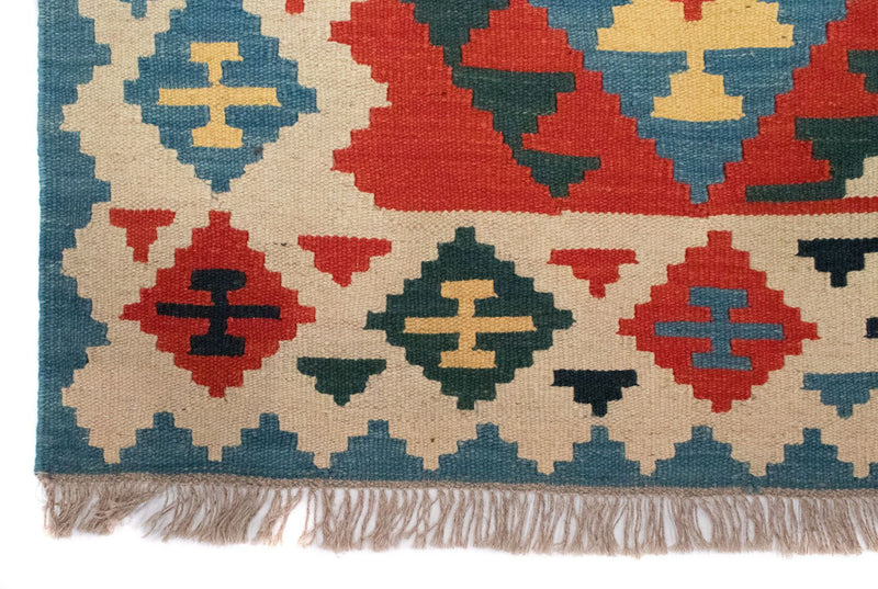 Alfombra Kelim - Oriental - 203 x 150 cm - naranja