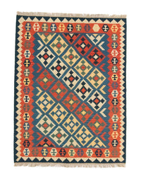 Alfombra Kelim - Oriental - 200 x 155 cm - azul