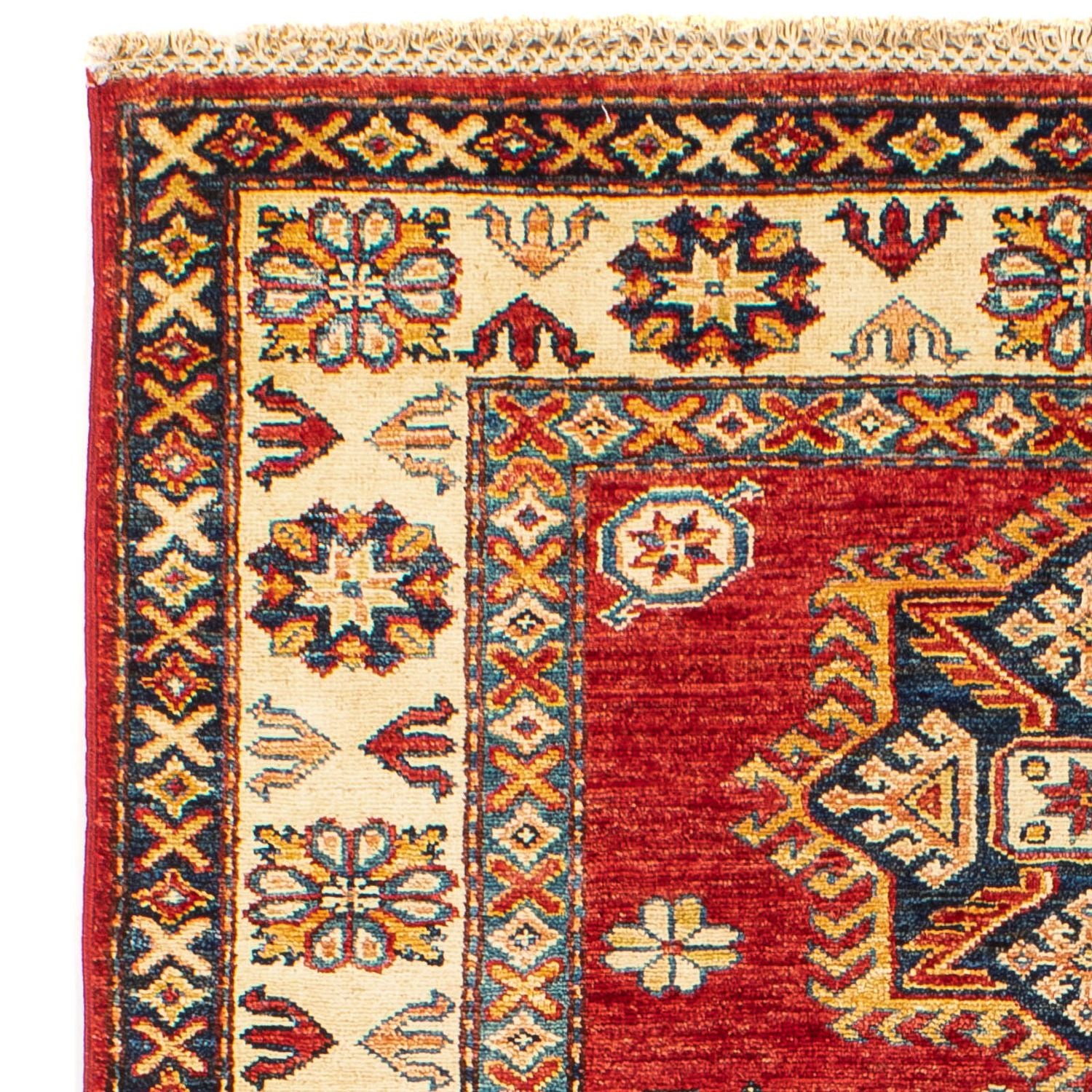 Alfombra Ziegler - Kazak - 152 x 101 cm - rojo oscuro