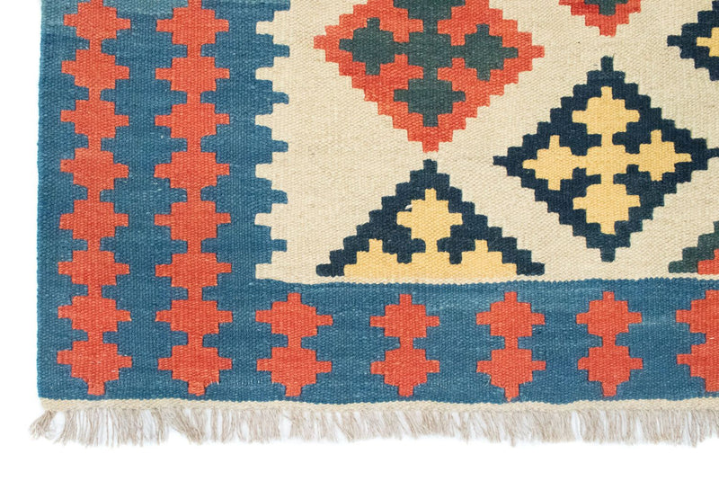 Alfombra Kelim - Oriental - 205 x 150 cm - beige