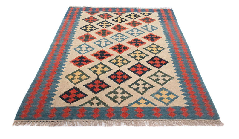 Alfombra Kelim - Oriental - 205 x 150 cm - beige
