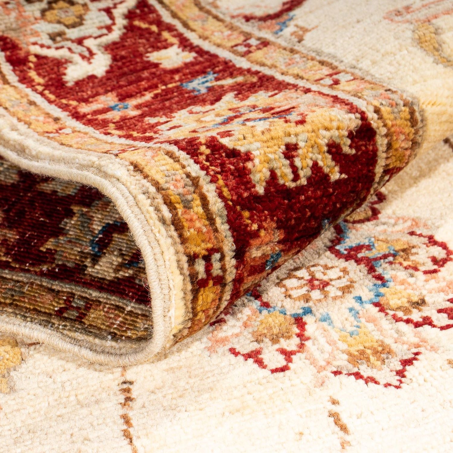 Alfombra de pasillo Alfombra Ziegler - 268 x 82 cm - beige